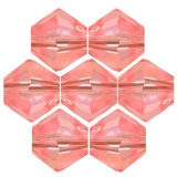 Kristallperle Bicone &Oslash; 6mm Pink ~ Rose VE 72