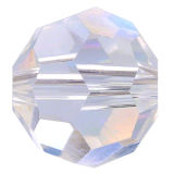 Kristall Perle Rund Ø 6mm Crystal AB VE100