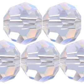 Kristall Perle Rund Ø 10mm Crystal AB VE35