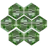 Kristallperle Bicone Ø 4mm Peridot VE100