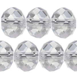 Kristallperle Rondelle 4*6mm Crystal~Klar VE100