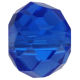 Kristallperle Rondelle 4*6mm Saphier~Blau VE100