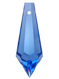 Kristall Wiener Pendel 38mm Saphir ~ Blau K9