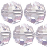 Kristall Perle Rund &Oslash; 4mm Crystal VE 100