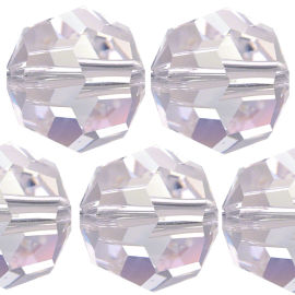 Kristall Perle Rund Ø 6mm Crystal VE 100