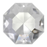 Antik Kristall Oktagon 18mm 4 Loch -M- VE 25