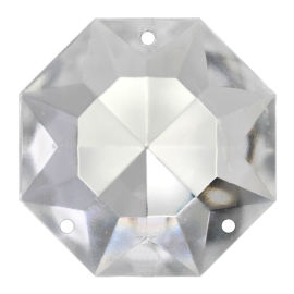Kristall Antik Oktagon 22mm 3 Loch -M- VE 10