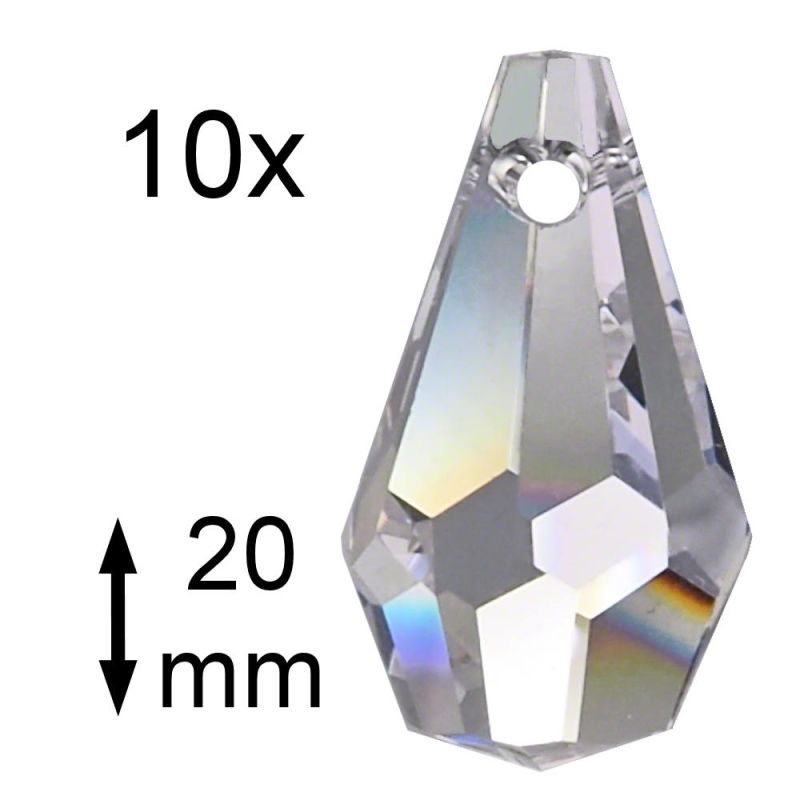 9 Kristalle Salzburger Sonne 50mm Crystal 30/%PbO~ Lüster Kronleuchter Feng Shui