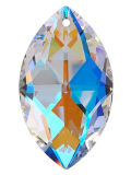Kristall Oval 50mm Crystal AB K9