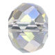 Kristallperle Rondelle 3*4mm Crystal AB~Klar VE150