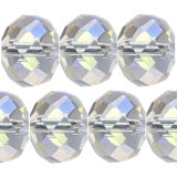 Kristall Perle Rondell Ø 6mm Crystal AB VE100