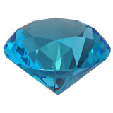 Kristall Diamant &Oslash; 30mm Aquamarin K9