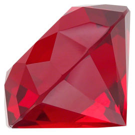 Strassstein-Verzierung Aus Kristall Mit 9 Diamanten - 12 Mm, Rot & Funkelnd, Perfekt Für Karten, Scrapbooking & Hochzeiten