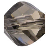 Kristall Perle Twist Ø 8mm Black Diamand VE 52