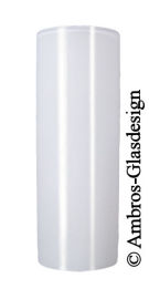E14 Fassunghülse Ø 29/32mm Glas Weiß 140mm