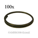 Ring &Oslash; 10mm Altmessing VE 100