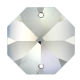Kristall Oktagon 12-40mm 2 Loch Crystal 30%PbO