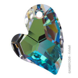 Swarovski® Crystal Devoted 2 U Heart 17mm AB-A