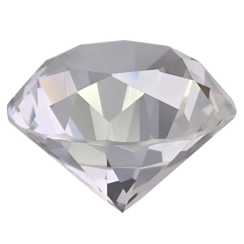 Kristall 'Diamant' Ø 30mm Rubin ~ Rot K9, 2,99 €