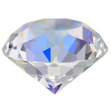 Kristall Diamant Ø 30/40mm Crystal AB K9