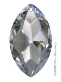 Swarovski® Crystal Oval 50mm Clear