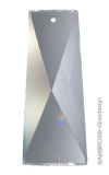 Kristall Schiefstein 52mm Crystal 30% PbO