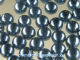 Runde Glas Perle / Wachsüberzug Ø 6mm Dunkelblau VE 50 Stück
