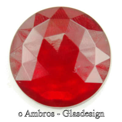 50 Stück Cabochons Aus Kunstharz – Rote Rosen, Ca. 20mm, Für Schmuck & Bastelprojekte
