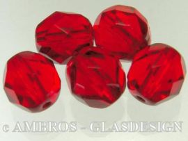 Glasschliffperle Ø 4mm Granat Rot VE 160