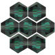 Kristallperle Bicone Ø 4mm Emerald VE 100