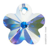 Swarovski&reg; Crystal Flower &Oslash; 14mm AB-A