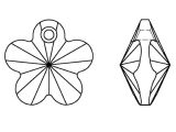Swarovski&reg; Crystal Flower &Oslash; 18mm AB-A