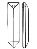 Kristall Antik X-Stein 76mm -MC- VE2