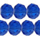 Kristallperle Rondelle 6*8mm Saphier~Blau VE 72