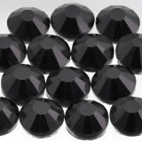 Hotfix Strasssteine Ø SS20 (5mm) Schwarz ~ Jet VE...