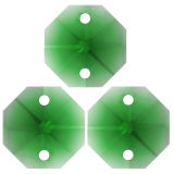 Kristall Oktagon 14mm Smaragd K9 VE35